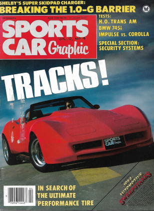 SPORTS CAR GRAPHIC 1984 APR - T-A HO,GP DELAGE,XJ-SC CABRIO,CORROLLA SR5, BMW*